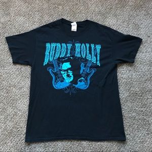 Buddy Holly T-Shirt - Black